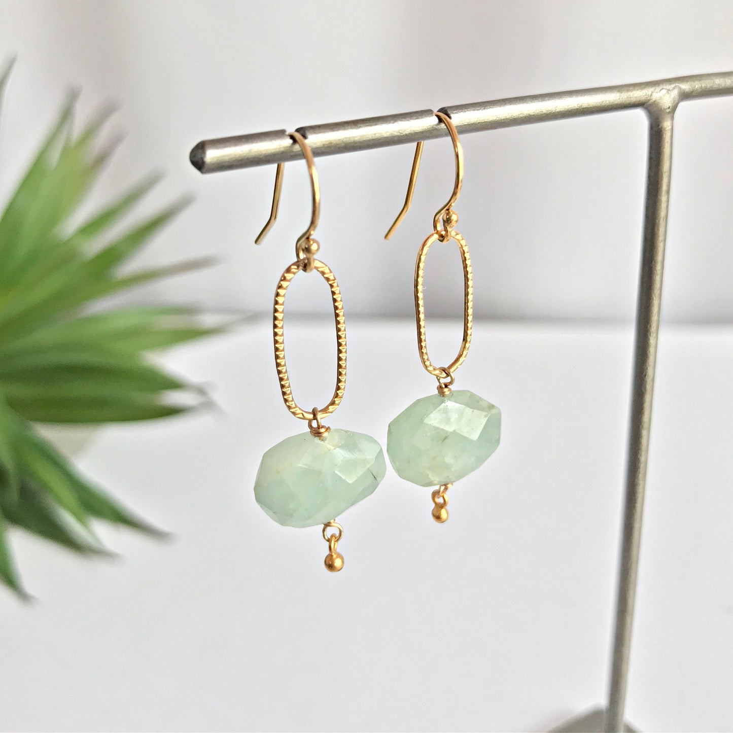 Aquamarine Earrings March Birthstone Delicate Earrings Blue Earrings Birthstone Jewelry Earrings for Women Women Gift Idea Gift for Her