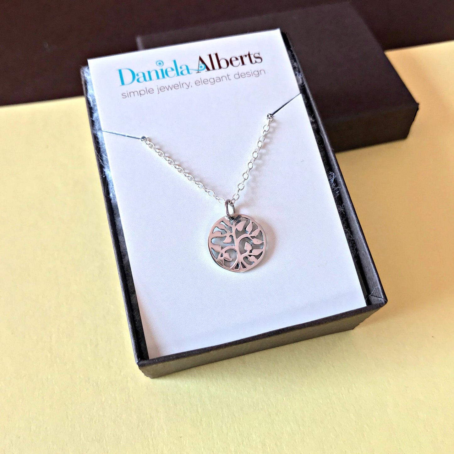 Tree of Life Necklace,Silver Tree of Life Charm for Women,Tree of Life Choker,Dainty Tree of life Charm,Mother Necklace,Layering Necklace