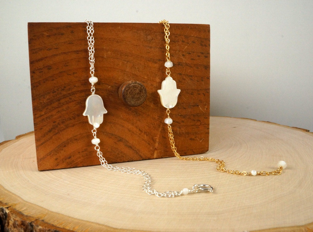 Hamsa Bracelet Hamsa Jewelry Protection Bracelet Delicate Bracelet Dainty Bracelet Everyday Bracelet Layering Bracelet Bridesmaid Bracelet