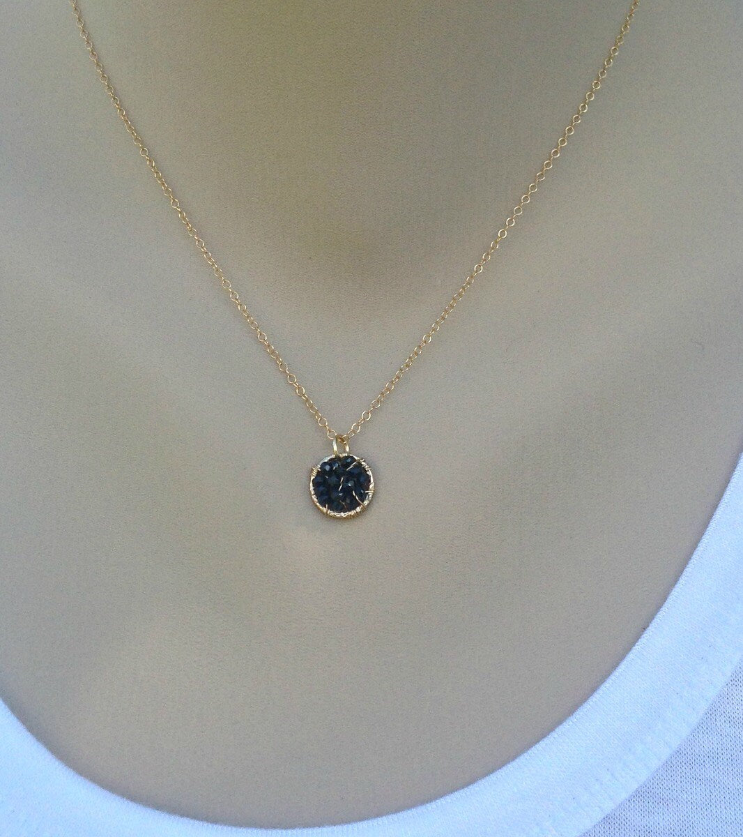 Black Spinel Necklace