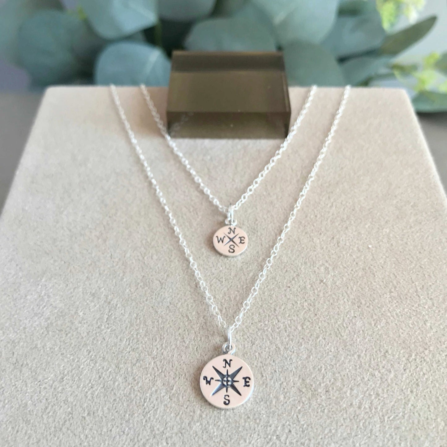 Compass Necklace Compass Pendant Silver Compass Compass Jewelry Graduation Necklace Dainty Necklace Minimalist Necklace Layering Necklace