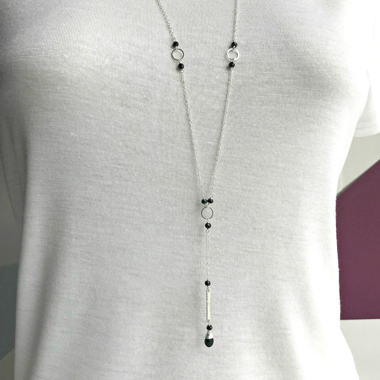 This handmade piece is elegantly presented in a jewelry box, making it a perfect gift. Be sure to check out our coordinating earrings and bracelets for a complete set. Each necklace is carefully crafted by artisans who pay individual attention to detail, including custom stone matching and wire wrapping.