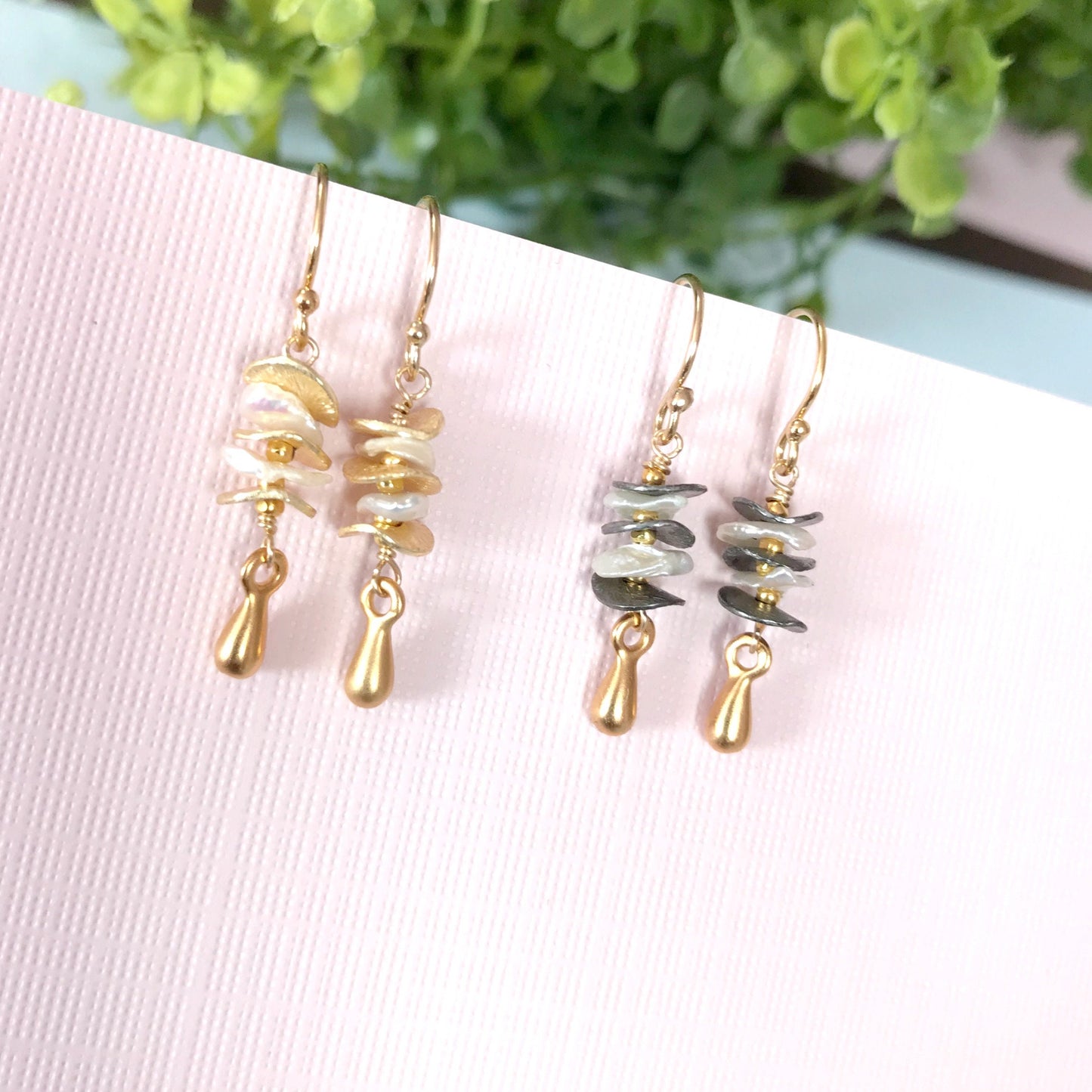 Pearl Earrings Bridal Earrings Wedding Earrings Delicate Earrings Drop Earrings June Birthstone Lightweight Earrings Dainty Earrings