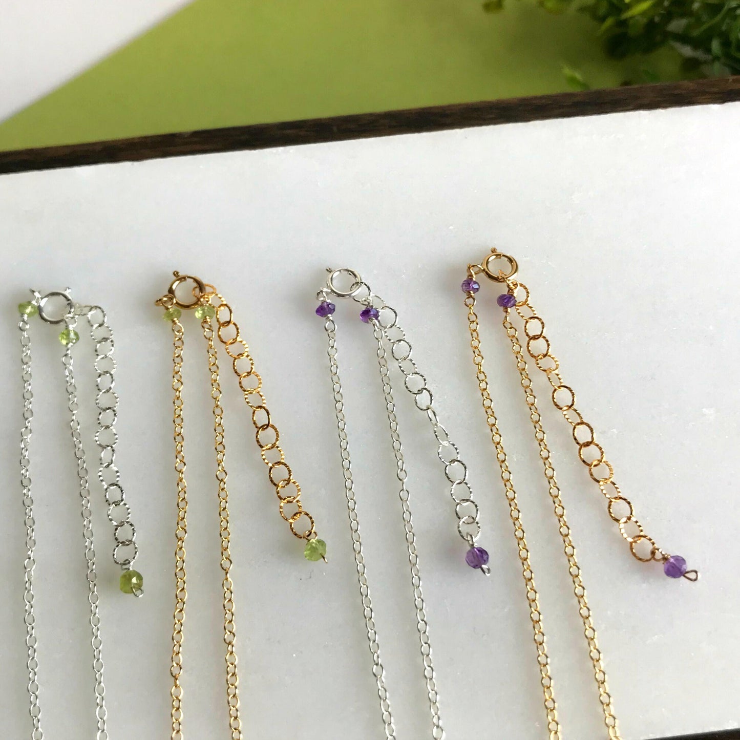 Circle Necklace Peridot Necklace August Birthstone Karma Necklace Dainty Necklace Eternity Necklace Layering Necklace Everyday Necklace