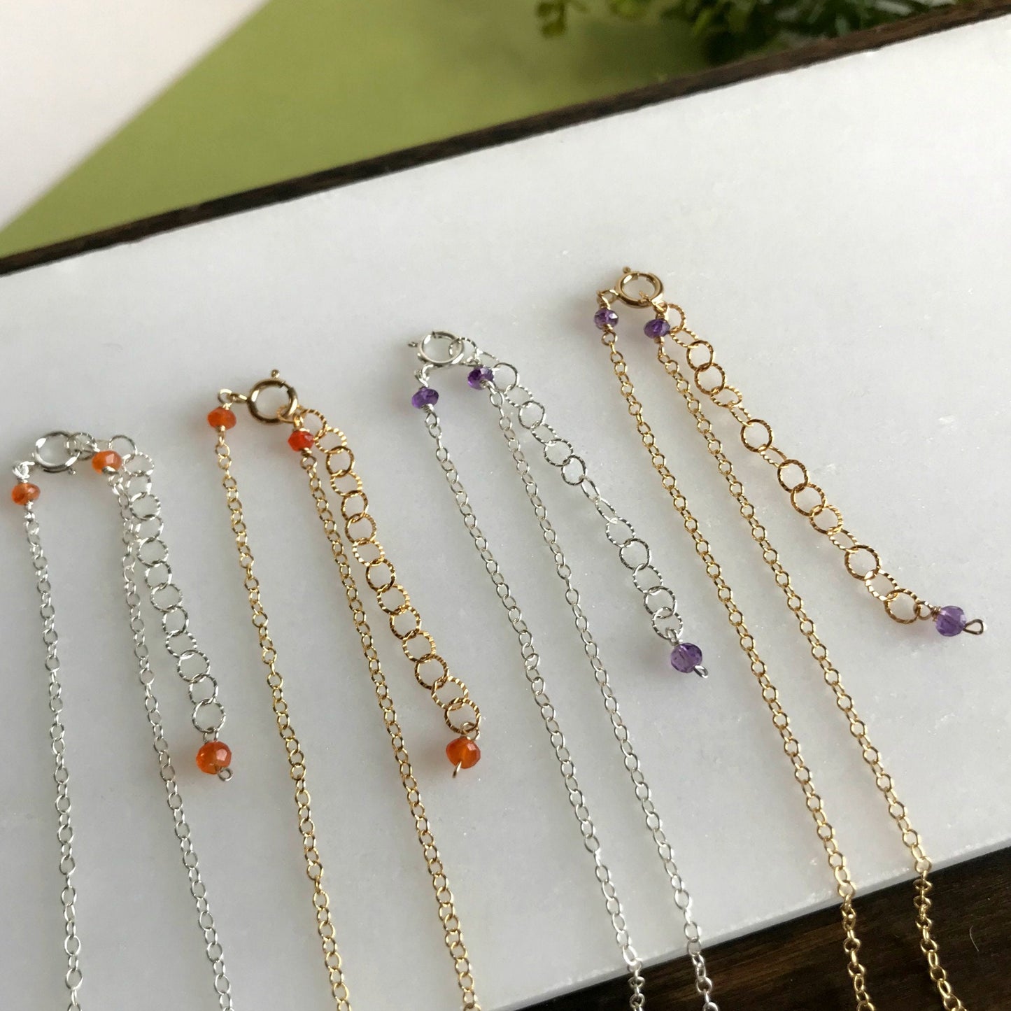 Circle Necklace Karma Necklace Carnelian Necklace Amethyst Necklace Everyday Necklace Circle Jewelry Eternity Necklace Gemstone Necklace