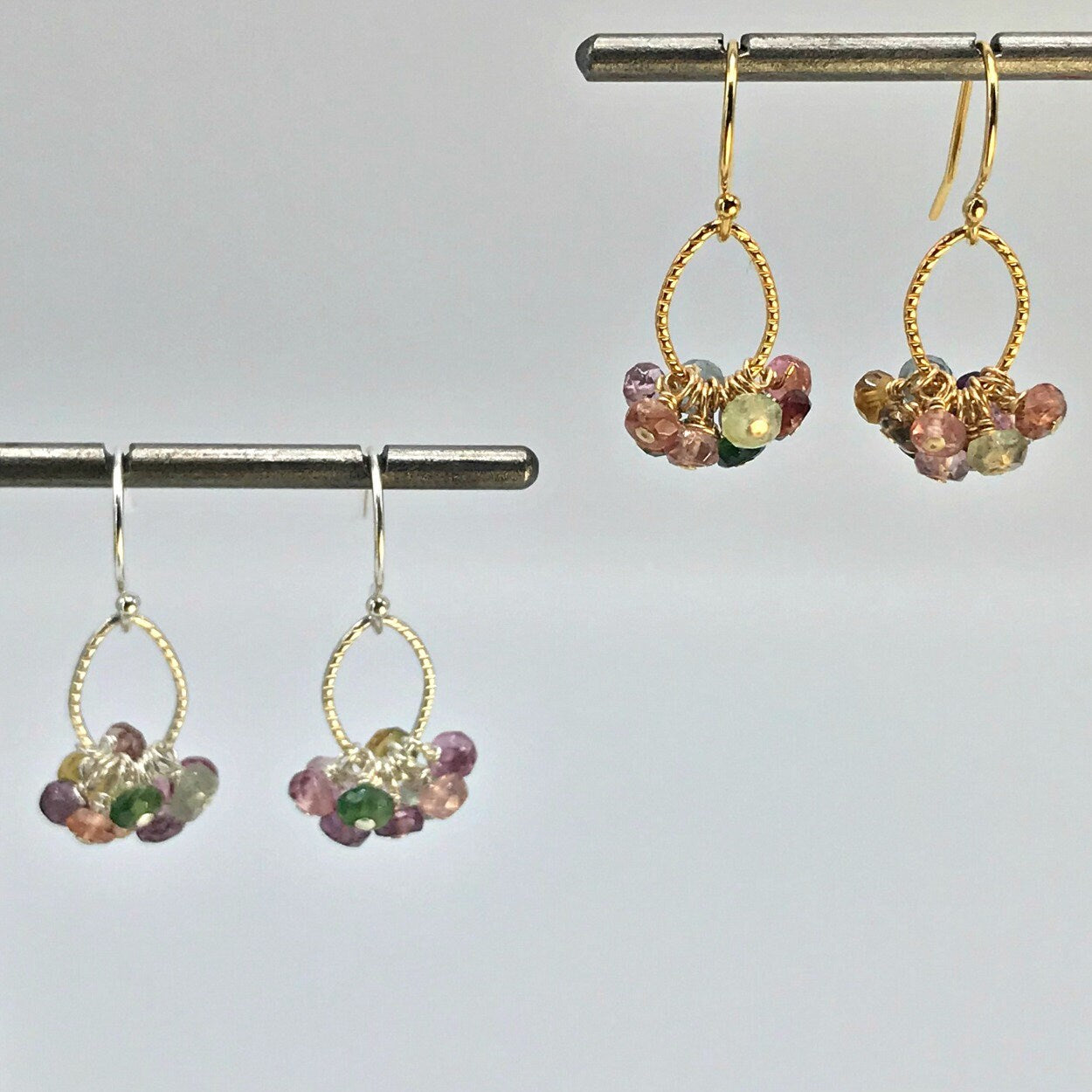 Tourmaline Earrings October Birthstone Dangle Earrings Bohemian Earrings Delicate Earrings Dainty Earrings Minimalist Earrings Gift for Mom