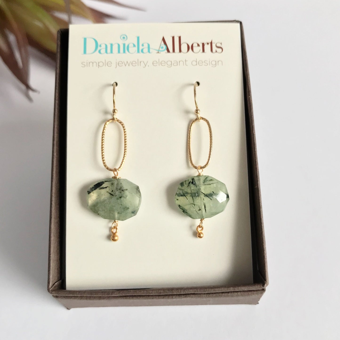 Green Earrings Dainty Earrings Earrings for Women Gold Earrings Silver Earrings Gift for Her Gift for Mom Gift for Wife Birthday Gift