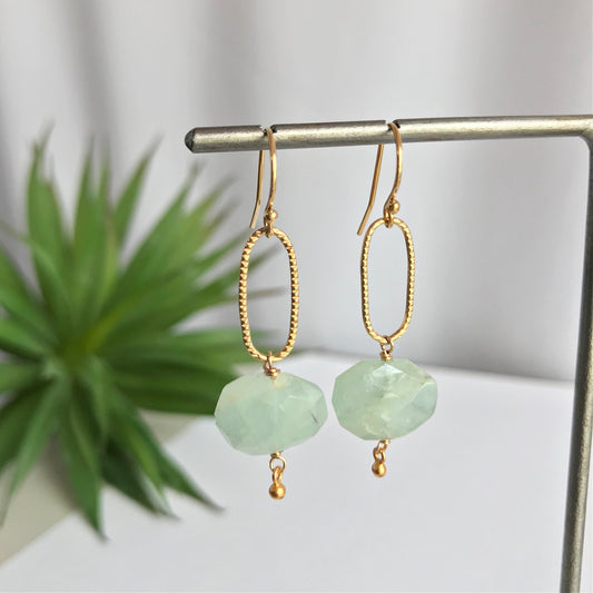 Aquamarine Earrings March Birthstone Delicate Earrings Blue Earrings Birthstone Jewelry Earrings for Women Women Gift Idea Gift for Her