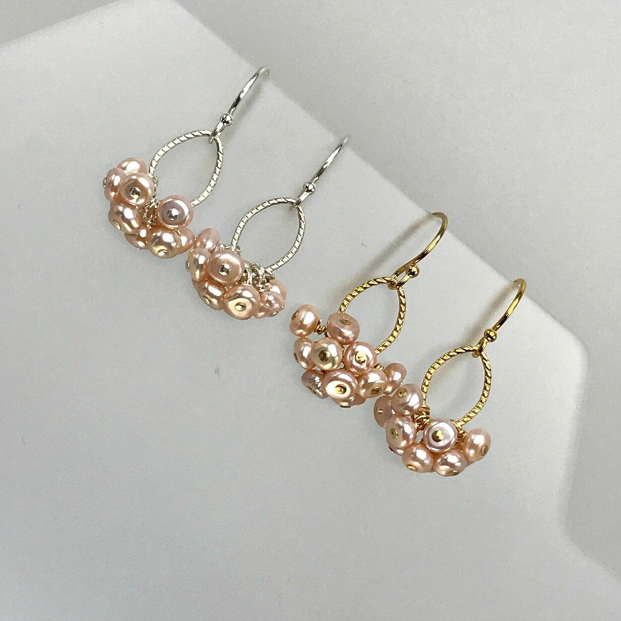 Genuine Pearl Earrings,June Birthstone Gift,Simple Delicate Earrings,Modern Pearl Jewelry,Simple Everyday Earrings,Dangle Pearl Earrings